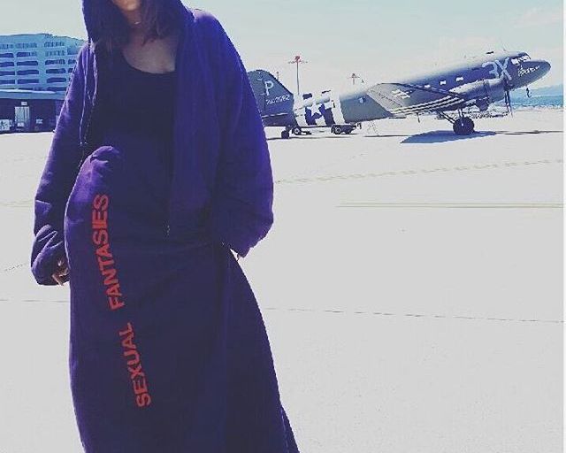 Splurge: Rihanna’s Instagram Vetements Purple Sexual Fantasies Skirt
