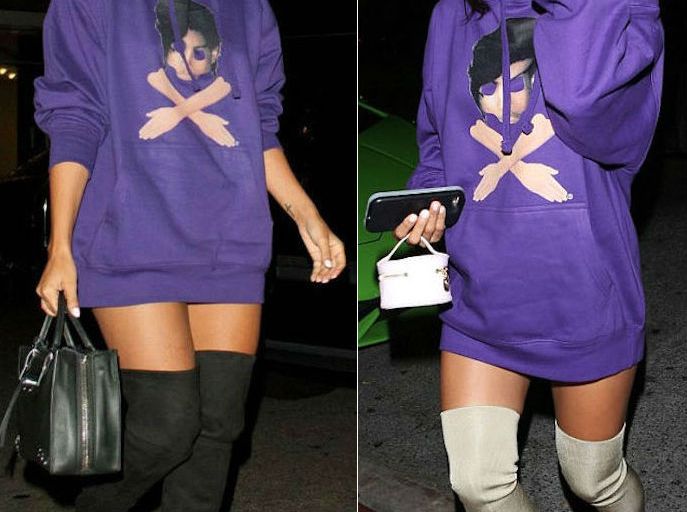 Who Wore It Better? Nazanin Mandi vs. Karrueche Tran in Brian Lichtenberg’s Prince Bones Hoodie