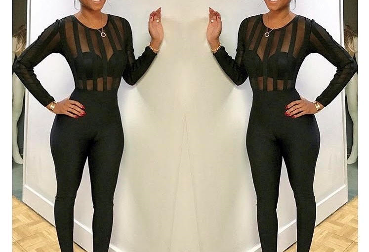Splurge: Eniko Hart’s Instagram Jessica Rich Collection Bonjour Black Jumpsuit
