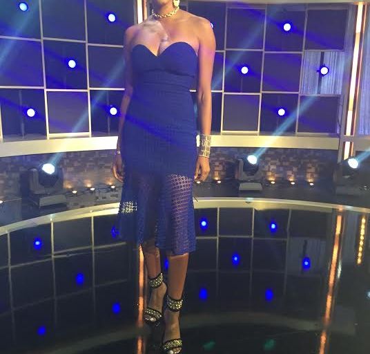 Splurge: Letoya Luckett’s Hip Hop Squares Self Portrait Fluted Strapless Lace Dress