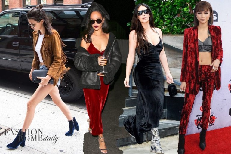 Try a Fall 2016 Trend: Velvet + 25 Times Celebs Rocked the Velvet Trend Right
