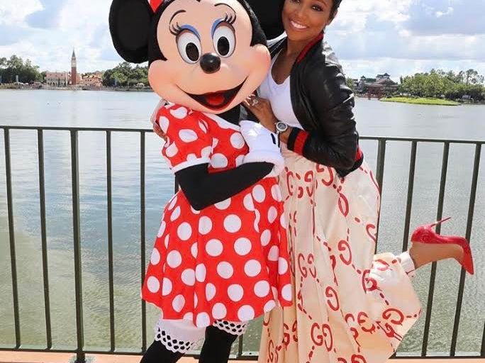 Splurge: Monica Brown’s The Chew Gucci Leather Bomber Jacket and Ghost Skirt