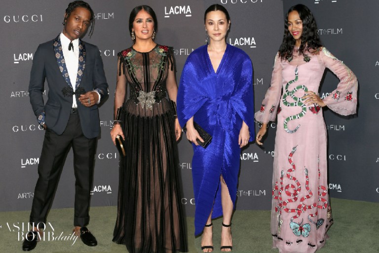 On the Scene: The 2016 LACMA Art + Film Gala Presented by Gucci with Zoe Saldana, Jaden Smith, Salma Hayek, and More!