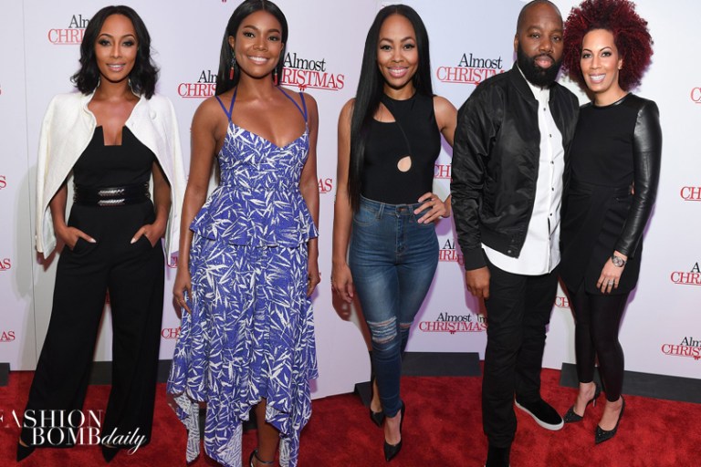 On the Scene: The <em>Almost Christmas</em> Atlanta Screening with Gabrielle Union in Prabal Gurung, Keri Hilson, Usher, and More!