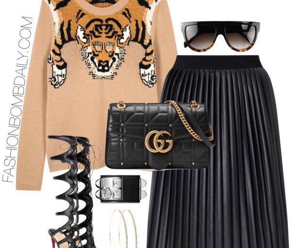 Fall 2016 Style Inspiration: 4 Ways to Style a Pleated Midi Skirt