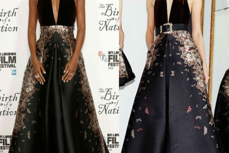 Hot! or Hmm… Gabrielle Union’s <em>The Birth of a Nation</em> 60th BFI London Film Festival Premiere Screening Zuhair Murad Fall 2016 Black Halter Embroidered Gown