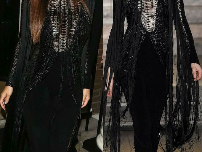 Hot! or Hmm… Nicole Scherzinger’s Arts Club Julien Macdonald Fall 2016 Black Fringe Jumpsuit