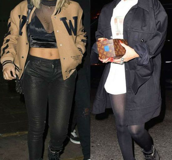 Who Wore Them Better? Sofia Richie vs. Rihanna in $350 FENTY x Puma Chain Embellished Wedge Boots