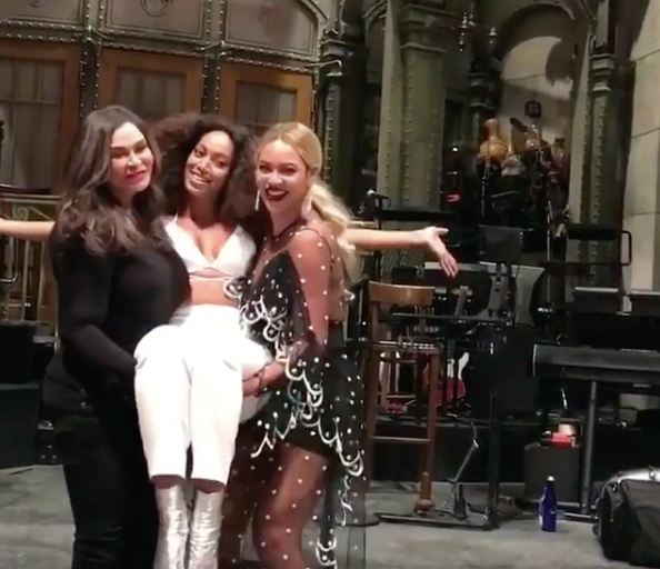 Splurge: Beyonce’s Saturday Night Live $450 Alice McCall Senorita Sheer Dress