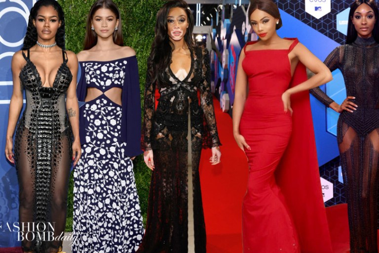 Look of the Week featuring Bonang Matheba in Weiz Dhurm Franklyn, Winnie Harlow in Roberto Cavalli, Teyana Taylor in The Blonds and More!