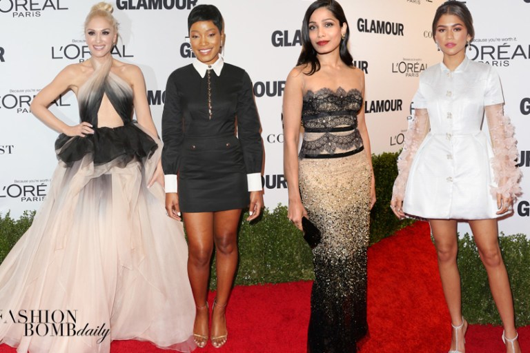 On the Scene: Glamour’s Women Of The Year Event 2016 with Zendaya in Reem Acra, Chanel Iman in Kaufmanfranco, Tracee Ellis Ross, and More!