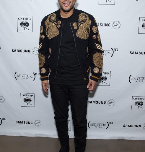 Hot or Hmm…: John Legend’s NYC Listening Party Dries Van Noten’s Fall 2016 Embellished Bomber Jacket