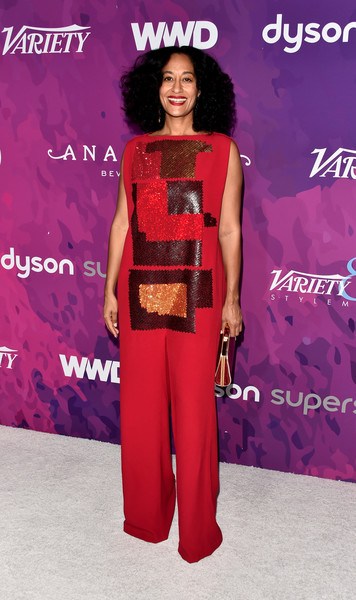 Hot or Hmm…: Tracee Ellis Ross’s Stylemaker Awards Chalayan’s Fall 2016 Red Sequin Jumpsuit