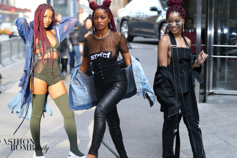 Keke Palmer Takes New York City Wearing Vivienne Westwood, Fame and Partners, DKNY, Alexander Wang, Namilia Spring 2017, and More!