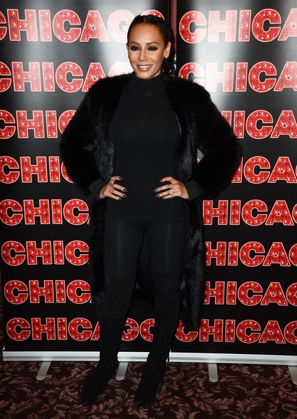 Splurge: Mel B’s Chicago House of CB Sable Faux Mink Full Length Coat