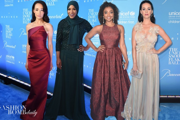 On the Scene: The 12th Annual UNICEF Snowflake Ball with Tamron Hall in Sonia Rykiel, Patina Miller in alice+olivia, Maggie Q in Zac Posen, and More!