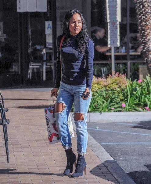 Splurge: Karrueche’s LA Gianvito Rossi Vires Ankle Booties