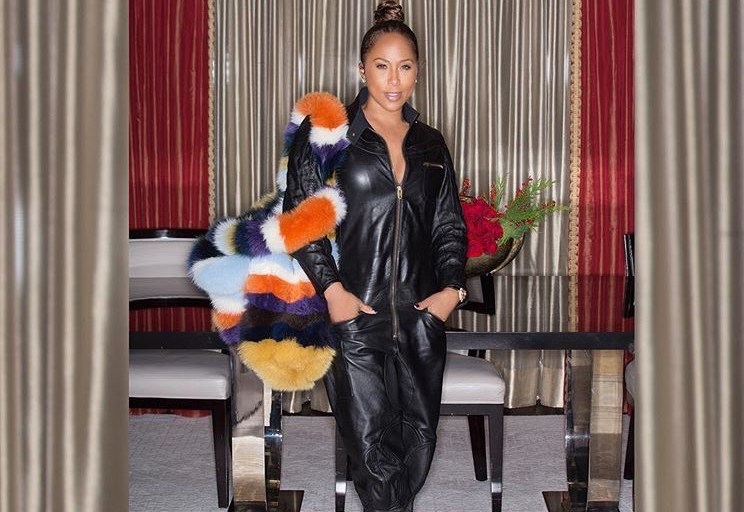Splurge: Marjorie Harvey’s Instagram Chloe Fall 2016  Zip Front Lace-Up Side Cropped Leather Jumpsuit