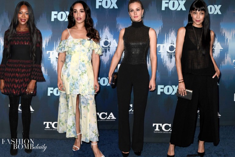 On the Scene: The 2017 Winter TCA Tour – FOX All-Star Party with Sanaa Lathan in Zimmermann, Naomi Campbell in Azzedine Alaia, Serayah in Hamel, and More!
