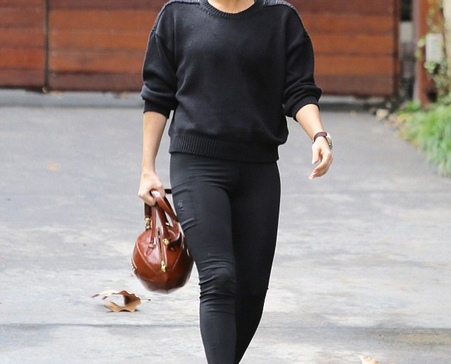 Splurge: Lady Gaga’s California Saint Laurent Grunge Crew Neck Sweater