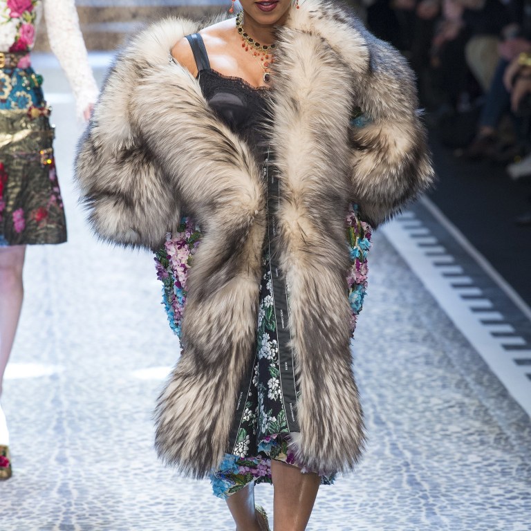 Marjorie Harvey, Jason Harvey, and Amanda Harvey Walk in Dolce & Gabbana’s Fall 2017 Show