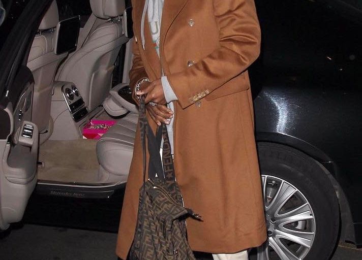 Men’s Fashion Flash: ASAP Rocky’s Milian Gucci Cashmere Double Breasted Coat and Fendi Bag