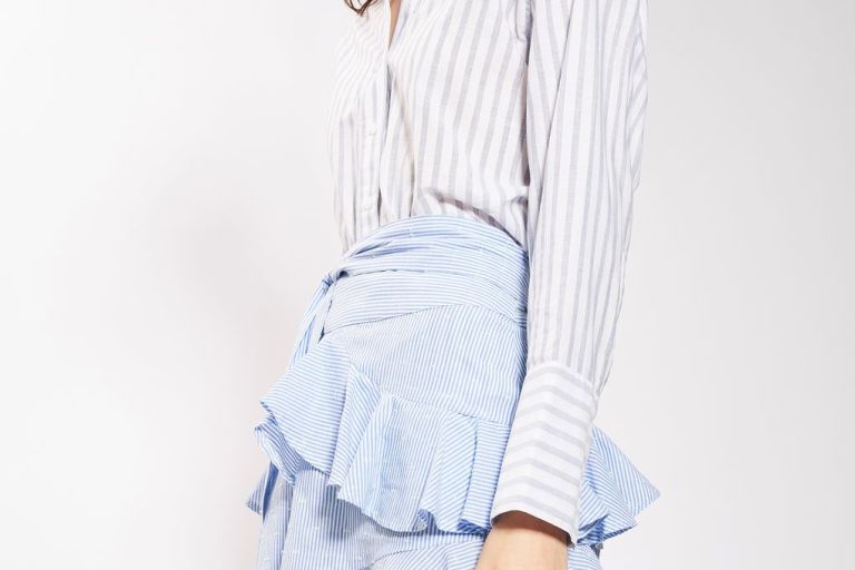 Bomb Product of the Day: Top Shop’s $60 Dobby Ruffle Tie Mini Skirt