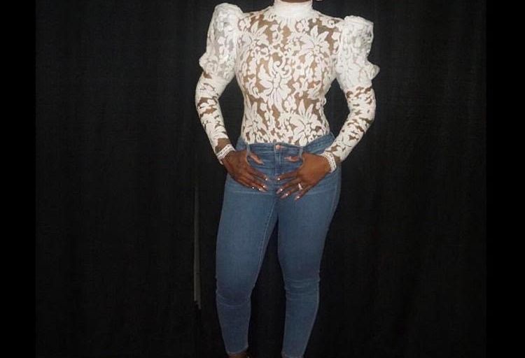 Bomb Product of the Day: Intertwine Collection’s Grand Entrance Lace Sequin Bodysuit