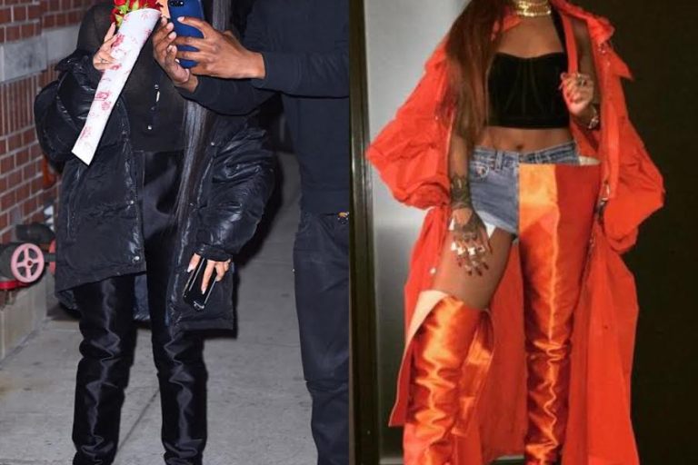 Who Wore it Better? Kim Kardashian vs Rihanna in Vetements x Manolo Blahnik Spring 2017 Full-Length Boots