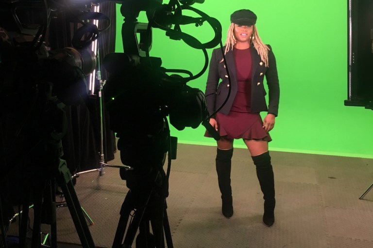 Claire’s Life: Filming a Promo for Centric’s The Round in a Cushnie et Ochs Dress, Balmain Blazer, and Balmain Boots + Tune in on April 15th!