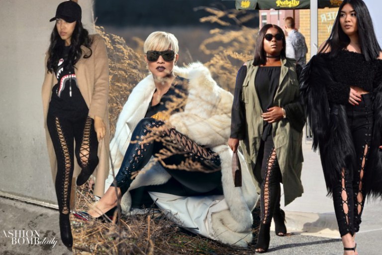 How Do You Wear It?  The Lace-Up Pants Trend