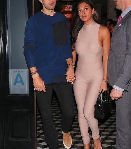 Splurge: Nicole Scherzinger’s LA Date Night House of CB ‘Charnell’ Nude Scuba Jumpsuit