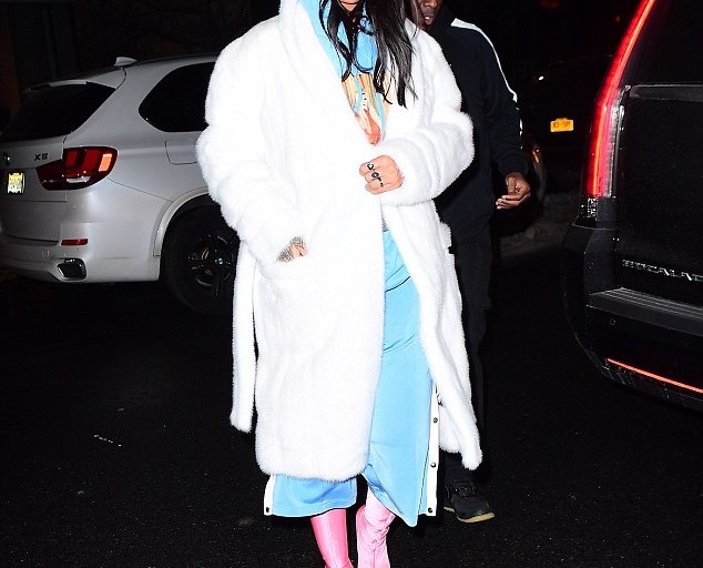 Splurge: Rihanna’s NYC Richardson ‘Masters and Mistresses Association’ Hoodie and Balenciaga ‘Indemallable’ Boots