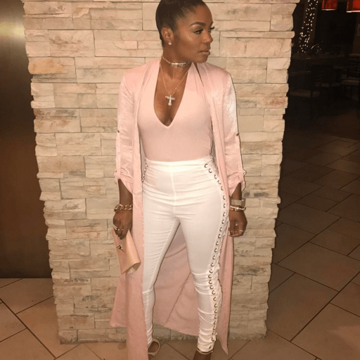 Bomb Product of the Day: Pressed Atlanta’s Pink Duster and White Tie Up Pants