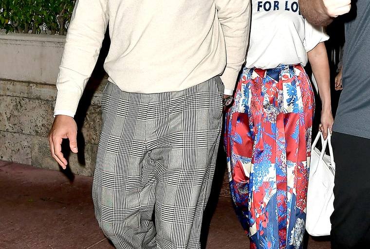 Splurge: Jennifer Lopez’s Prime 112 Gucci $590 White Blind for Love Sequin Shirt and $3,700 Union Jack Corsage Silk Skirt