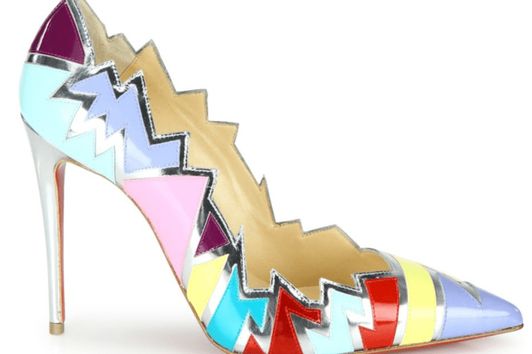 Bomb Product of the Day: Christian Louboutin Explotek Zigzag Leather Pumps
