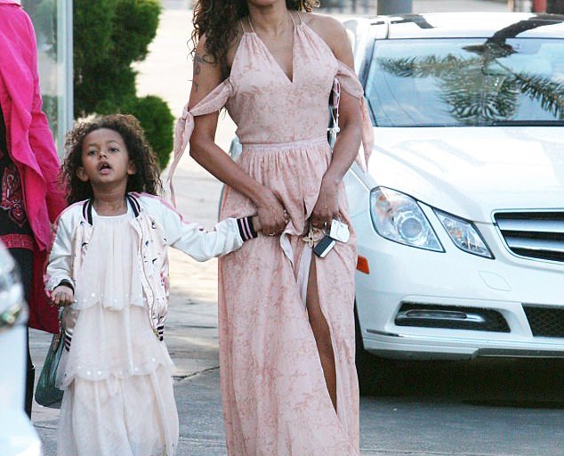 Splurge: Melanie Brown’s LA Nail Salon The Jetset Diaries Sierra Maxi Dress
