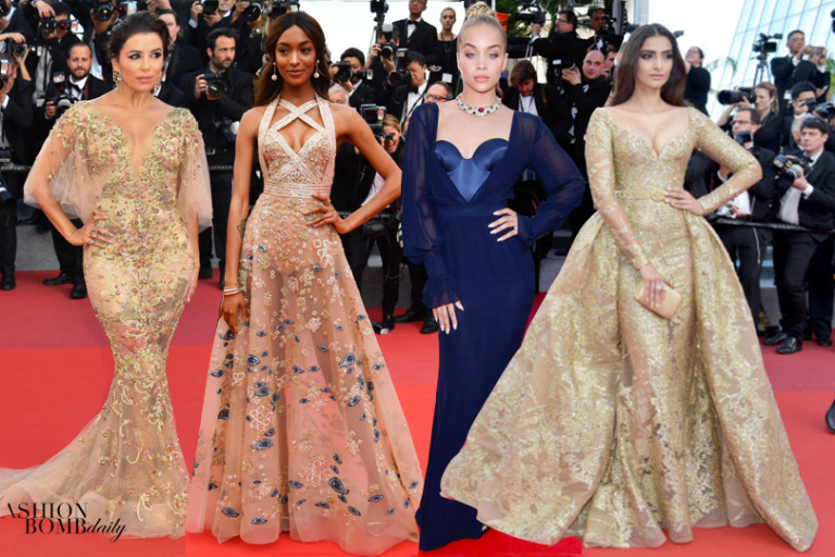 On the Scene: <em>The Killing Of A Sacred Deer</em> 70th Annual Cannes Film Festival Screening with Eva Longoria in Marchesa, Jourdan Dunn and Sonam Kapoor in Elie Saab Couture , Jasmine Sanders in Ulyana Sergeenko, and More!