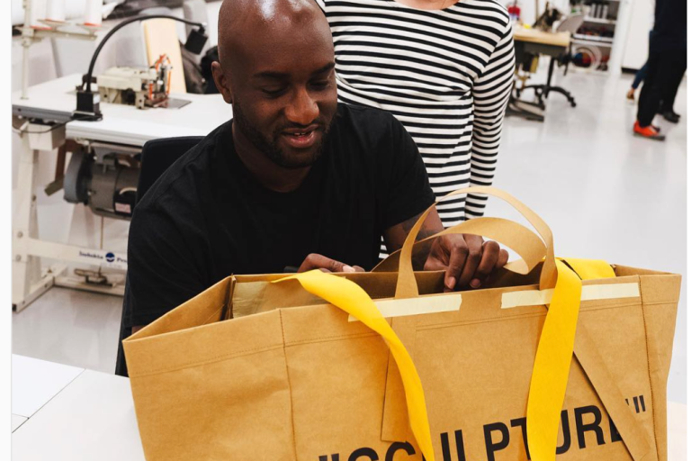 Virgil Abloh of Off-White Teams Up With IKEA To Recreate The “Frakta” Shopping Bag