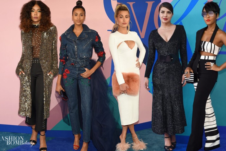 On the Scene: The 2017 CFDA Awards with Lupita Nyong’o in Jason Wu, Hailey Baldwin in Cushnie et Ochs and Brother Vellies, Kerry Washington in Prabal Gurung, and More!