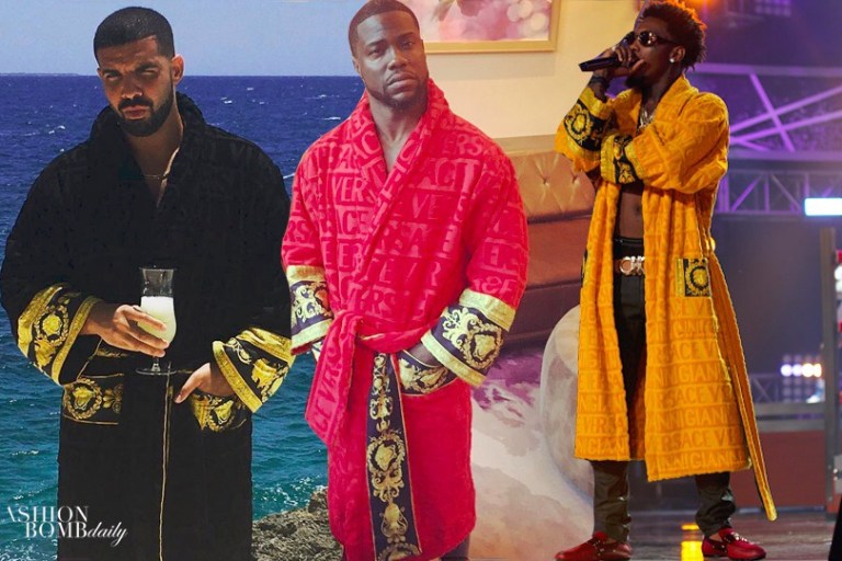 Celebrities Love: Versace’s Baroque Embroidered Robe