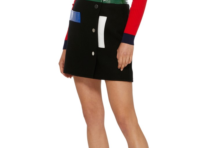 Bomb Product of The Day: Courrèges Multi-Color Mini Skirt