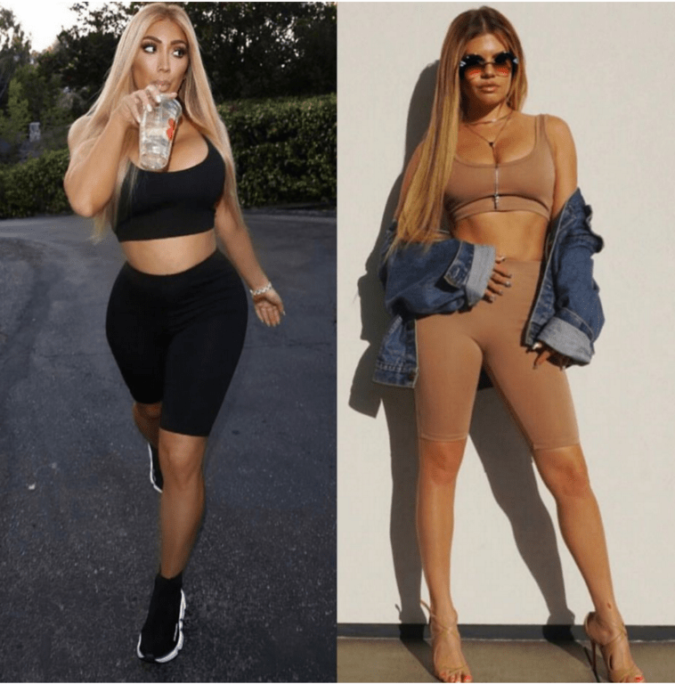 Dress It Up or Dress It Down: Chanel West Coast and Miss Nikki Baby in Fashion Nova’s Bondoc Biker Short Set