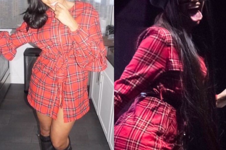 Celebrities Like Cardi B and Angela Simmons Love Fashion Nova’s Walk in the Park Plaid Dress