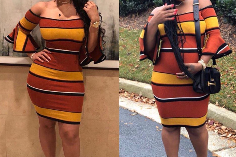 Who Wore it Better? Tammy Rivera vs. Toya Wright in Fashion Nova’s Striped Off the Shoulder Dress