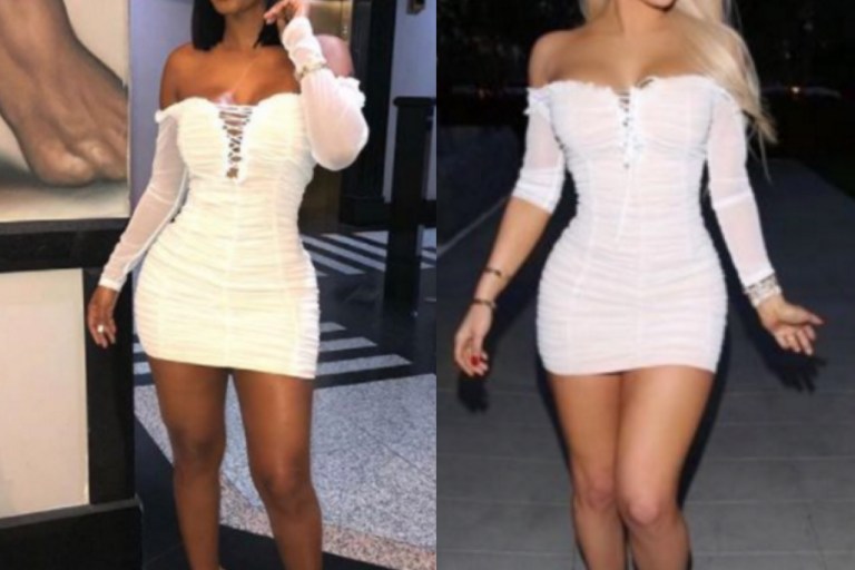 Who Wore it Better? Bernice Burgos vs. Nikki Mudaris in Fashion Nova’s Maura White Mesh Dress