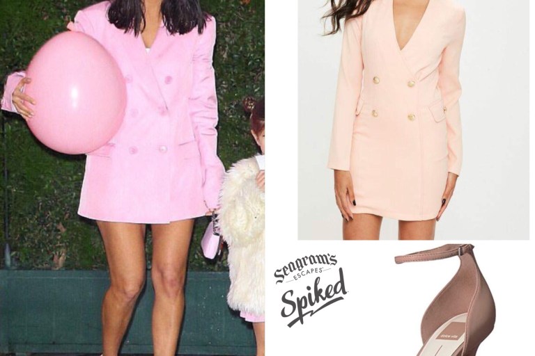 Great Taste for Less with Seagram’s Escapes Spiked: Get Kourtney Kardashian’s Baby Shower Pink Blazer Dress for Less + Recreate J. Lo’s Dinner Ensemble for a Steal!