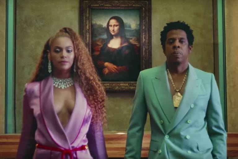 All the Fashion Credits from Beyonce and Jay Z’s Apeshit Video: Beyonce in Versace, MCM, and Peter Pilotto, Jay Z in Dries Van Noten, John Galliano, and More!