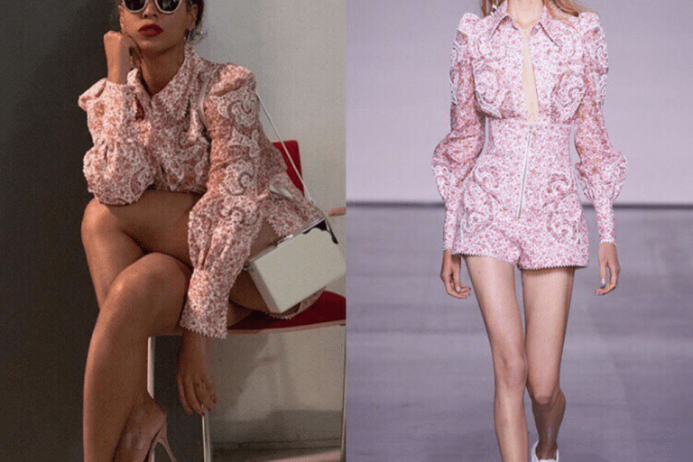 Hot! Or Hmm…? Beyoncé Returns to the ‘Gram Wearing a Floral Printed Zimmermann Ensemble