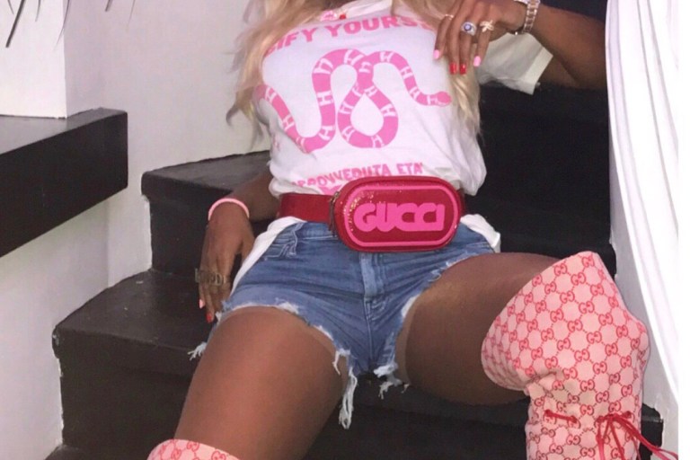 Remy Ma Shows Her #LogoLove in Gucci’s Guccify Yourself Tee, Fanny Pack, and Monogram Boots + RSVP to CWC Atlanta!